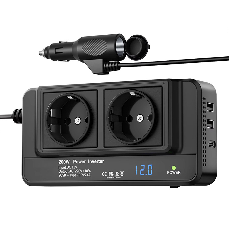 200W Car Inverter Car Socket A - đánh giá và giá Outdoor Power Adapter Usb C