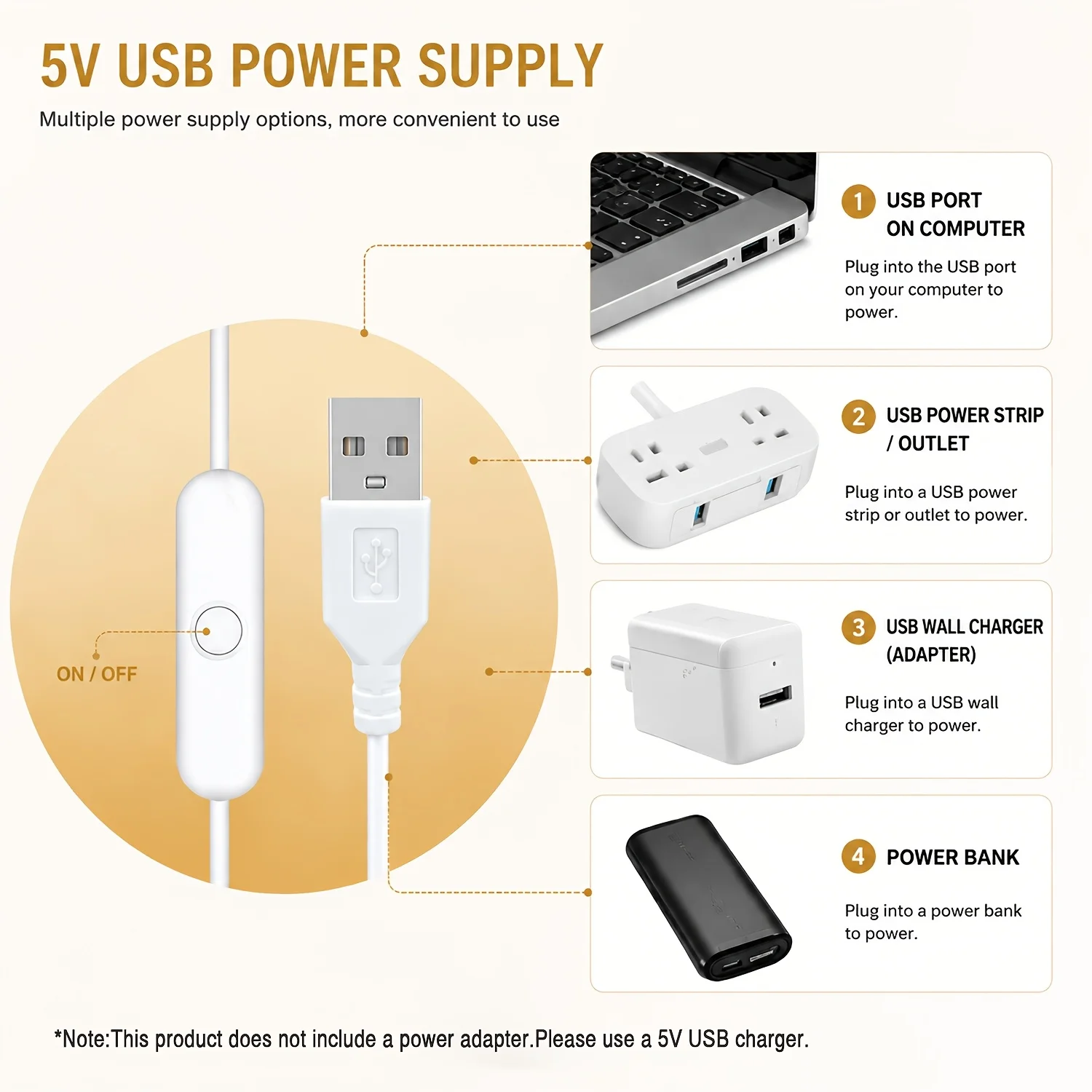 USB Button Switch 2835 LED Str - đánh giá và giá Outdoor Use Power Strip
